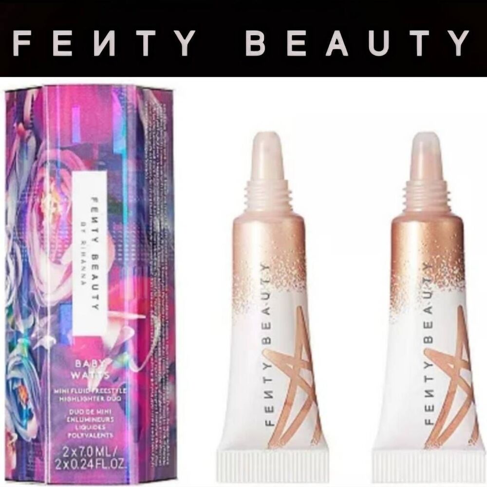 Fenty Beauty Baby Watts Mini Fluid Freestyle Highlighter Duo